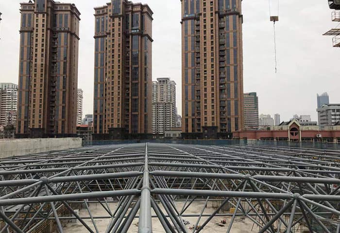 顺义螺栓球网架结构